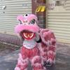 Children's Red Foshan Southern Lion Dance Sets