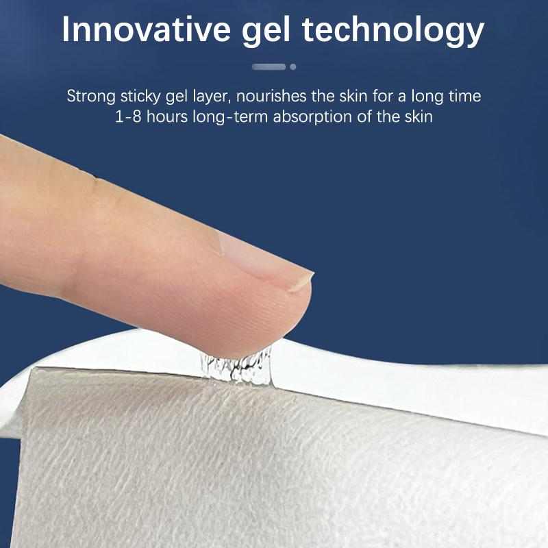 24 Stück/Box Wiederverwendbares Silikon Anti-Aging-Patch Gesicht Stirn Schönheitsaufkleber Anti-Falten-Aufkleber Straffende Gesichtsmaske Hautpflege