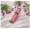 5ml High-End Leather Portable Perfume Refill Bottle with Bottom Filling Spray