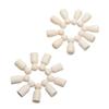 Female Blank Natural Wood Handmade Wooden Peg Doll Unpainted Figures Wedding Decoration Wood Crafts