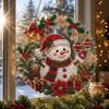Christmas Pearl Diamond Painting Suncatcher Kit DIY 5D Beaded Art 20CM B