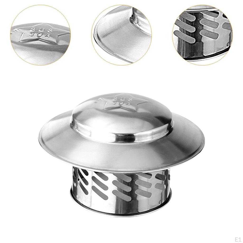 Cap Coș Coș de ploaie Semineu în aer liber pentru ghivece Capota țeavă de protecție