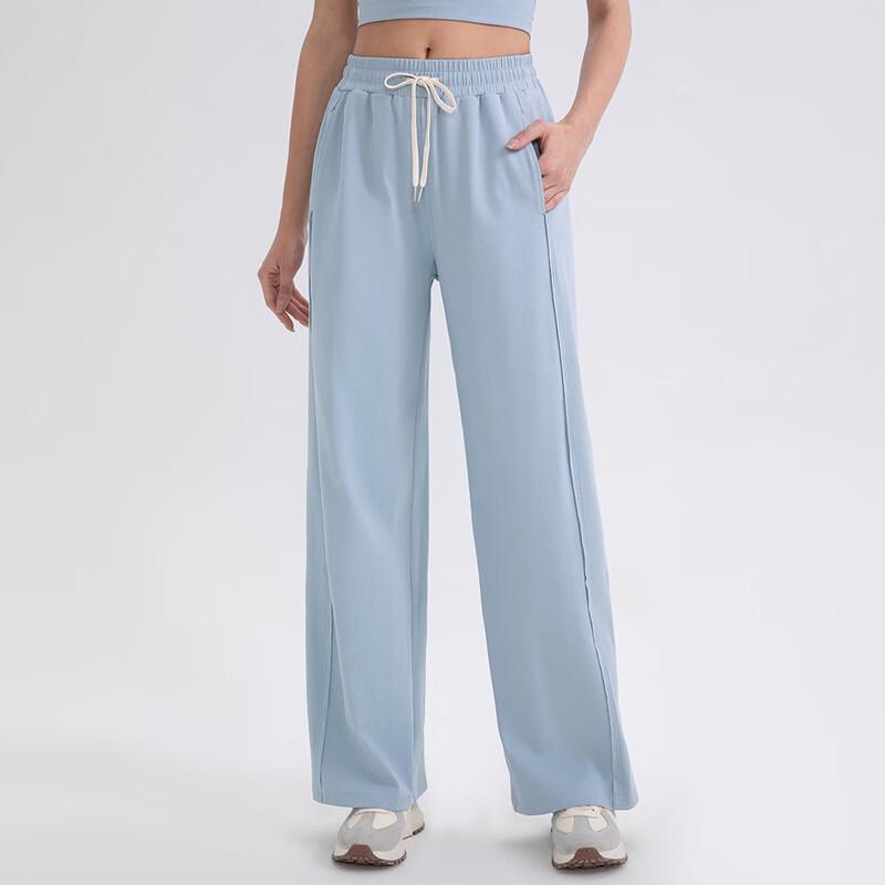 Women s High-Waist Drawstring Wide-Leg Yoga Pants XL