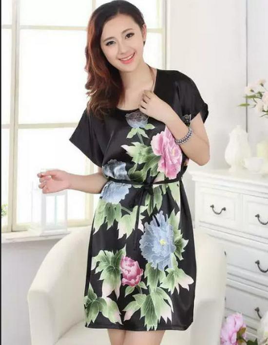Special Offer: Silk Tang Suit Qipao Pajamas Bathrobe