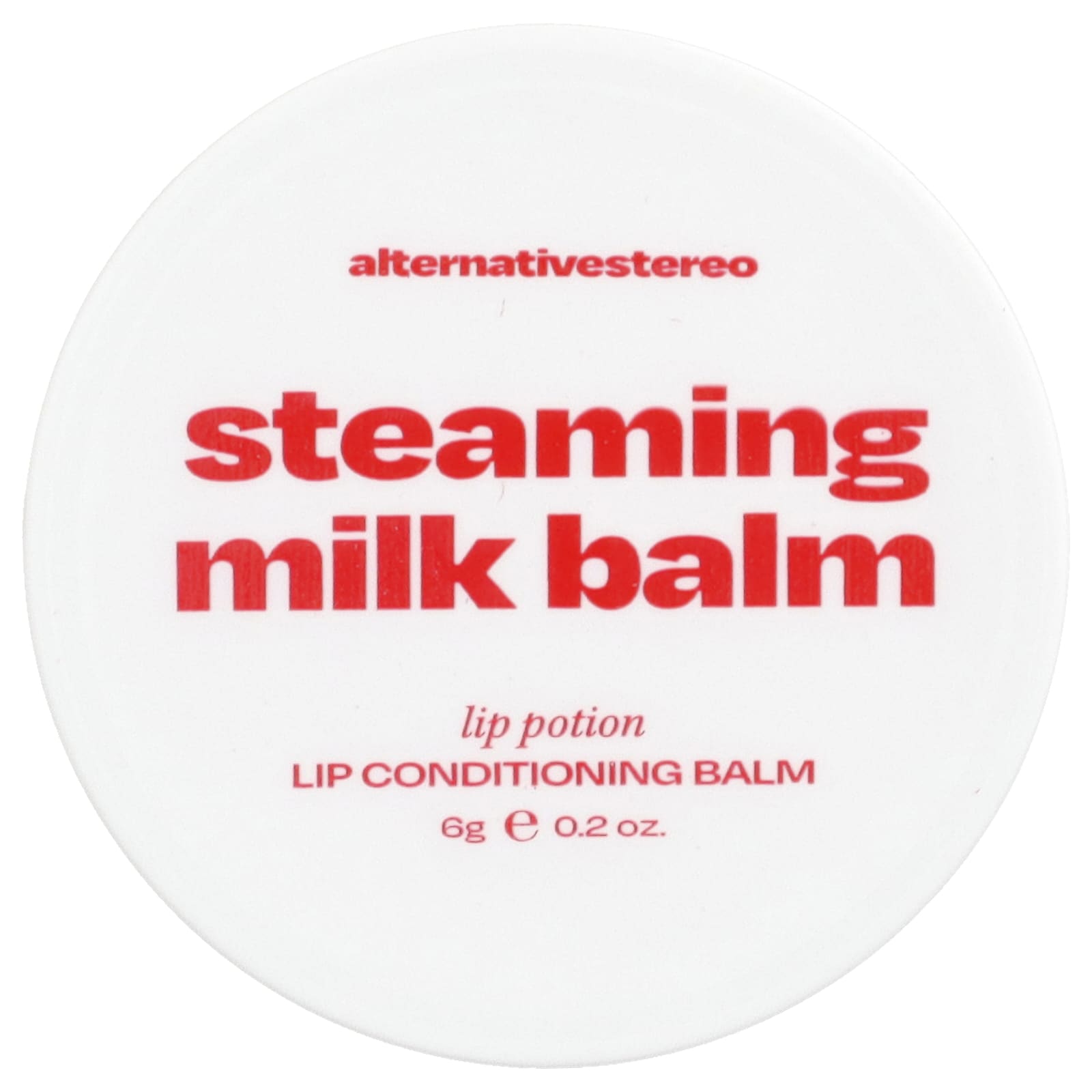 

alternativestereo, Бальзам для губ Steaming Milk, 6 г (0,2 унции)