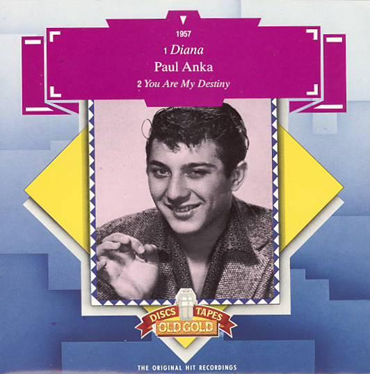 

7inch Record PAUL ANKA - Diana / You Are My Destiny OG9077 Old Gold UK Rock Used