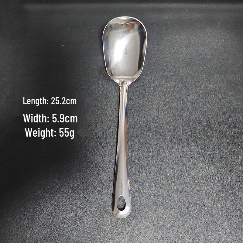 Stainless Steel Kitchen Utensil Set: Spatula, Soup Ladle, Slotted, Serving, Portion Spoons & Frying Pan Tools.