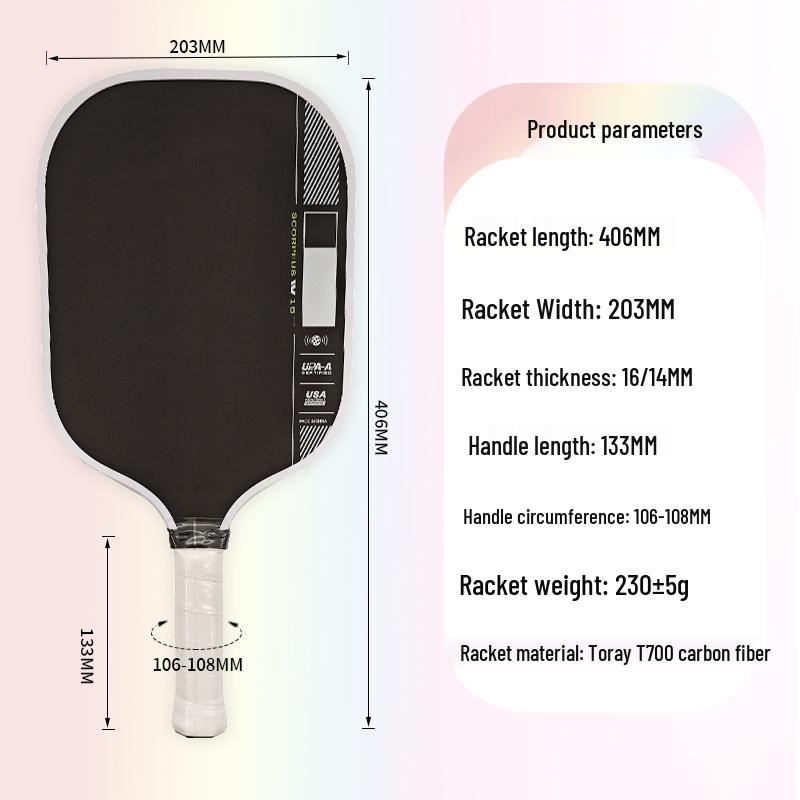 GEN4 Toray T700 Carbon Fiber Pickleball Paddle - USAPA Certified