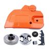 Anti Splinter Chainsaw Clutch Side Cover Chainsaw Brake Clutch Cover Assembly Easy Installation for 16-24Inch Blades