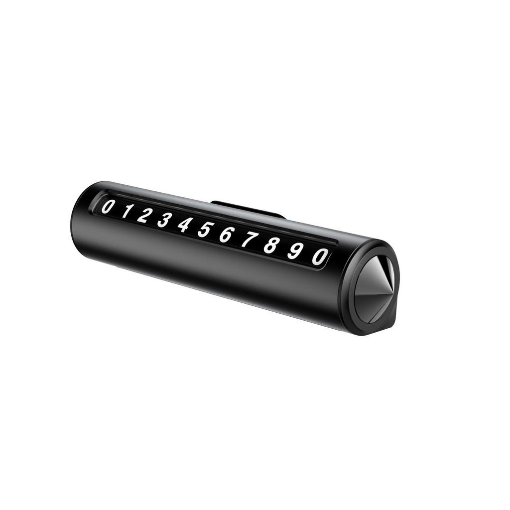 Indicator de confidențialitate temporară pentru parcare imprimabil: Număr de telefon montat pe mașină și plăcuță de înmatriculare DIY