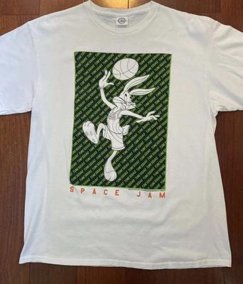 T-shirt Vintage années 90 Space Jam Tune Squad Bugs Bunny L Delta Pro Weight Looney Tunes