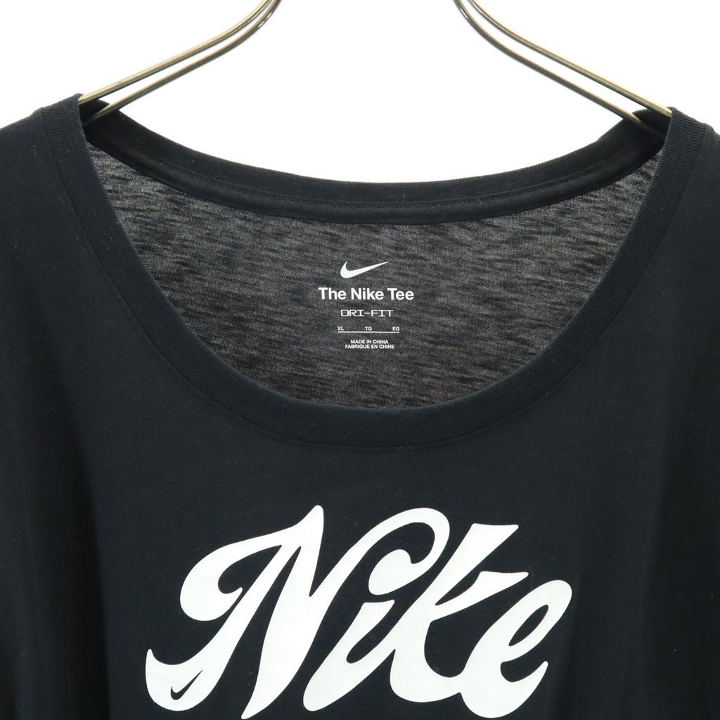 Nike Short Sleeve T-shirt XL Black Women Used