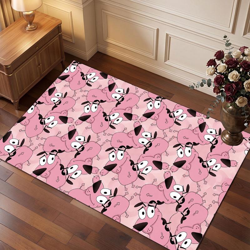Courage the Cowardly Dog Rug Soft Thick Non Slip Floor Carpet for Bedroom Living Room Home Decor