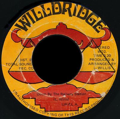 7-Zoll-Schallplatte URIEL ALDRIDGE Down By The Railway Station WO2 Willdridge Jamaika Reggae Ska Dub Gebraucht