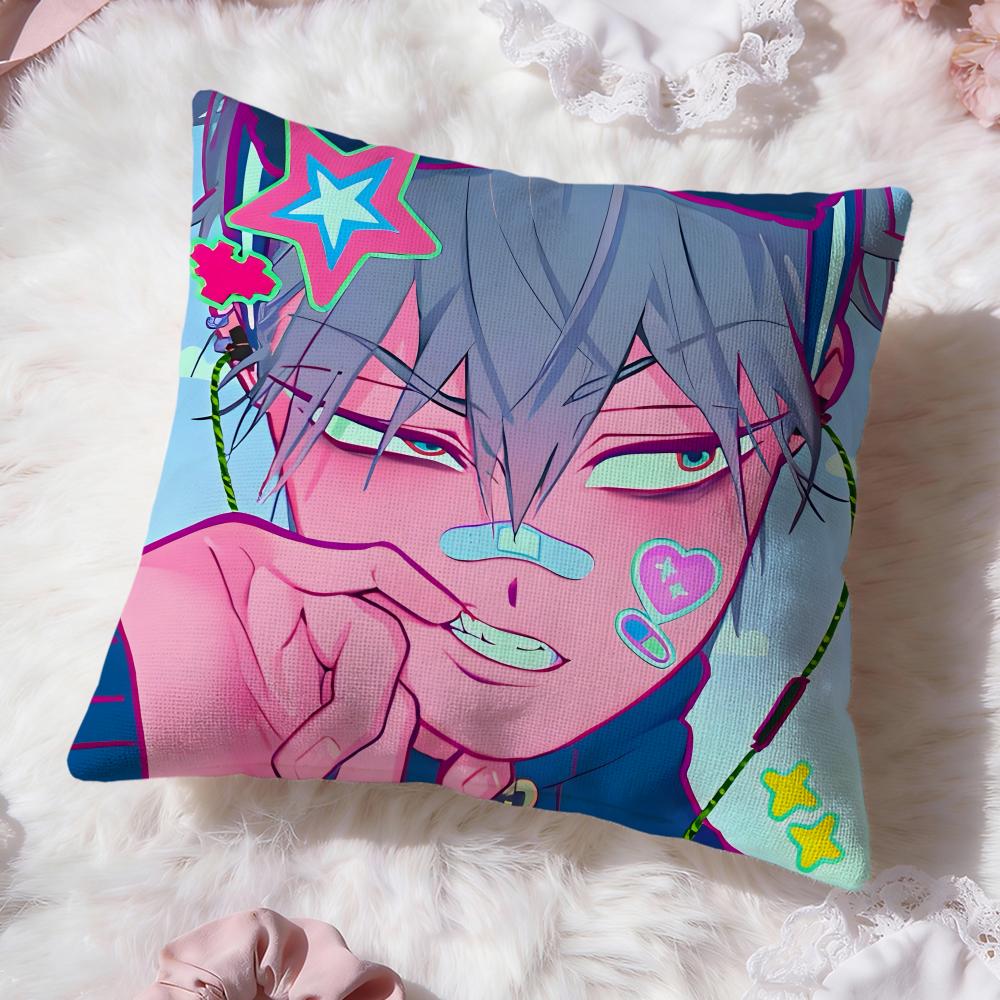 A-Alien Stage Anime Cushion Cover Premium Comfort Reversible Pillow Cove -Two In One Design For Any Room & Car Interior