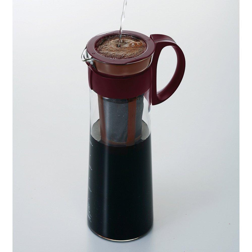 HARIO Cold Brew Coffee Pot 1000ml     Removable Strainer, Chocolate Brown, 8-Cup, Made In Japan