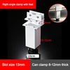 Heavy Duty Aluminum Corner Clamps Aluminum Alloy Glass Tile Fixing Clip  Furniture Accessories