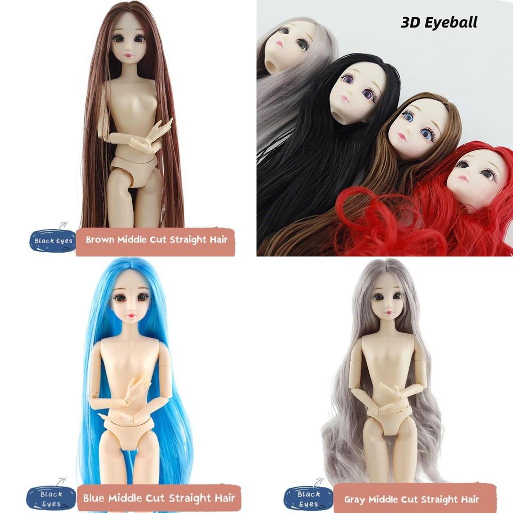 Muñeca de Moda Bjd 20 Articulaciones Maquillaje Diy Princesa Niña Juguete Regalo Para Niñas Ojos 3D