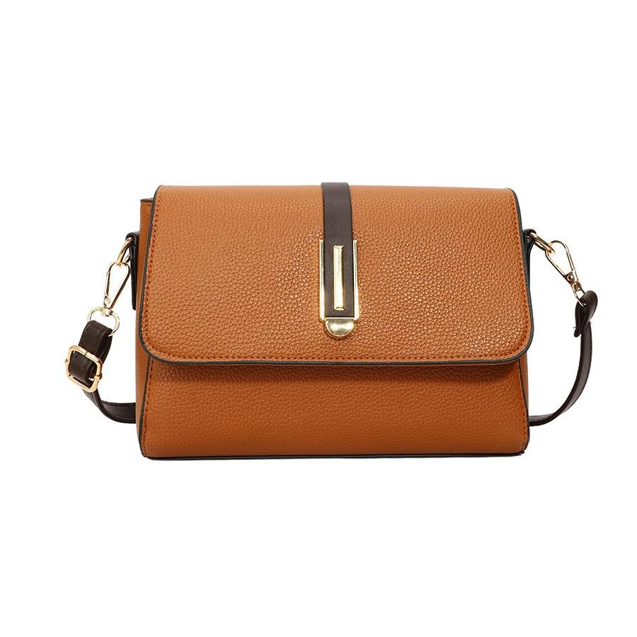 Foreign style women's bag shoulder bag high quality bag ins classic versatile lychee pattern PU women's bag