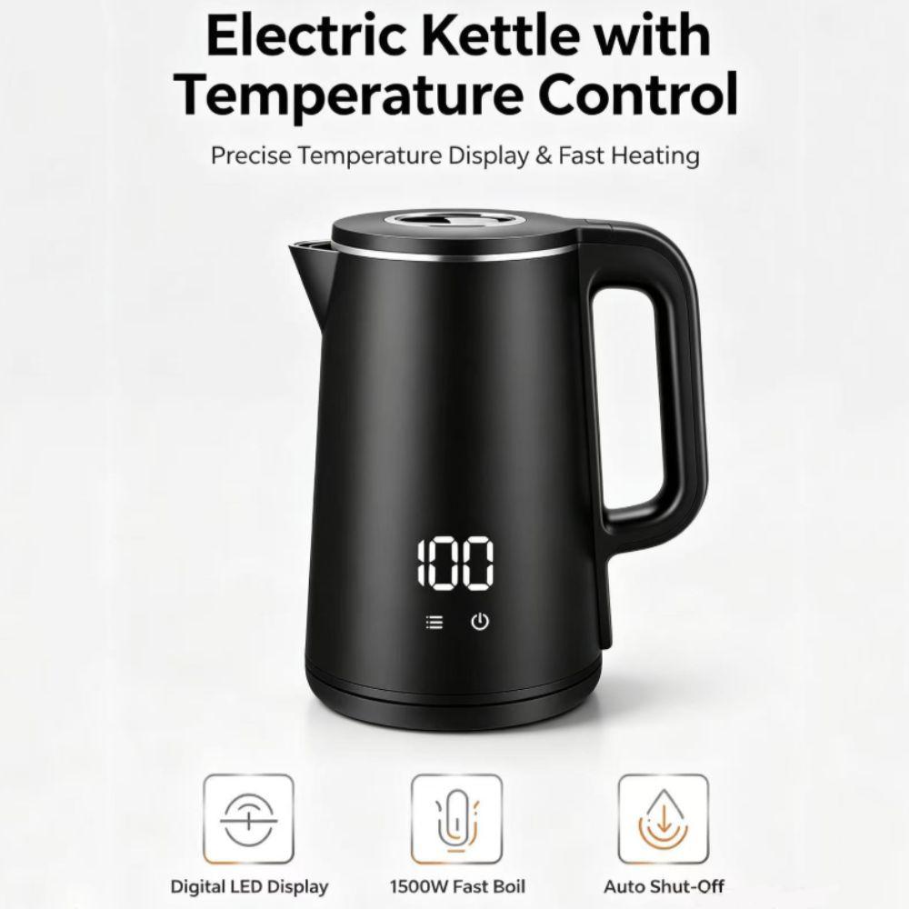 Electric Kettle Digital Display Water Boiler Smart Smart Kettle Tea Making