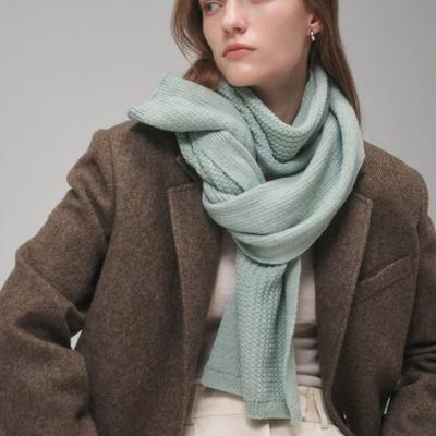 Saint Luxure Soft Leaf Muffler Mint