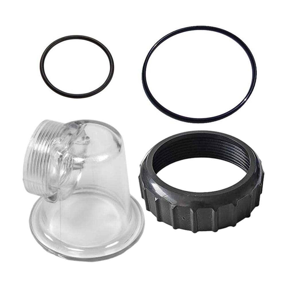 Transparenter Vorfilterdeckel für SPS50 Pool-Umwälzpumpe Mit O-Ring-Dichtungen & Schraubverbindungen Für Optimale Poolpflege