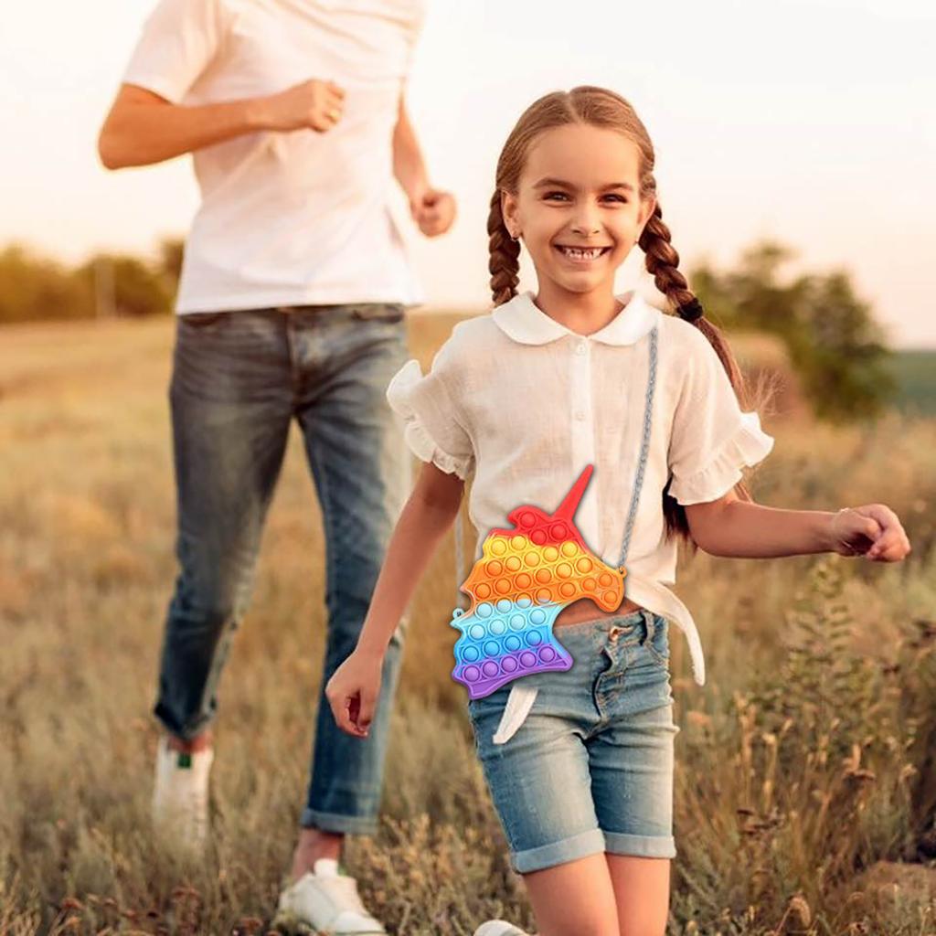 Empurre o saco do pendente do brinquedo, brinquedos do alívio do esforço do brinquedo da bolha para crianças adultas