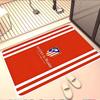 Football Club Print Rug, Washable Floor Carpet, For Entryway Dorm Laundry Room Office Study, Home Decor Birthday Christmas Gift