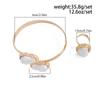 Ins Style Baroque Pearl Collar Choker Commuting Style Minimalist Metal Opening Ornament