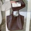 Retro Large Capacity Bag for Women's Bag New Trendy Korean Version of Versatile Tote Bag Fashionable One-shoulder Work Commuting Bag