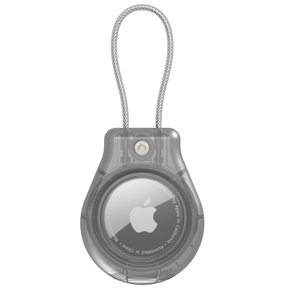 CP22 For Apple AirTag Case Bluetooth-compatible Locator Waterproof PC Protective Cover with Metal Strap