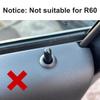 For MINI ONE Cooper S JCW R55 R56 R61 F54 F55 F56 F57 F60 Countryman Car Door Button Decoration Sticker Modification Accessories