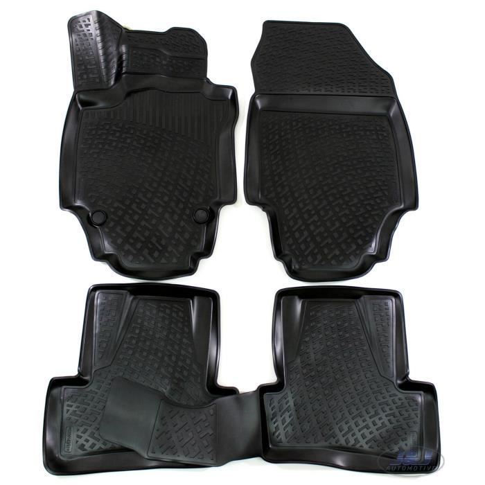 J&amp;J AUTOMOTIVE | Tapis De Sol En Caoutchouc 3D Exclusive Pour Renault Captur 2014-2019