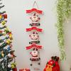 Merry Christmas Decor Santa Claus Climbing On Rope Wall Hanging Ornament Props Christmas Tree Decoration Items