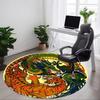 1pc Tiger Dragon Yin Yang Symbol Chair Carpet for Office, Round Non Slip Durable Large Size Office Carpet, Suitable for Office