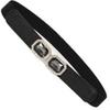 Womens Stylish Pu Elastic Waist Belt Versatile For Dresses And Skirts In Black Minimalist