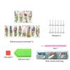 12Pcs Animal Landscape DIY Diamond Bookmark Art Projects Diamond Art Bookmark for DIY Making Beginners Adult Art Craft Supplies