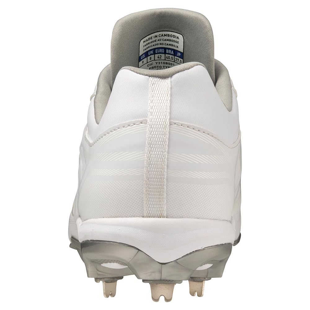 Mizuno Baseball Spikes Light Rebo Buddy SW 11GM232101 (White/23.0/Men's)