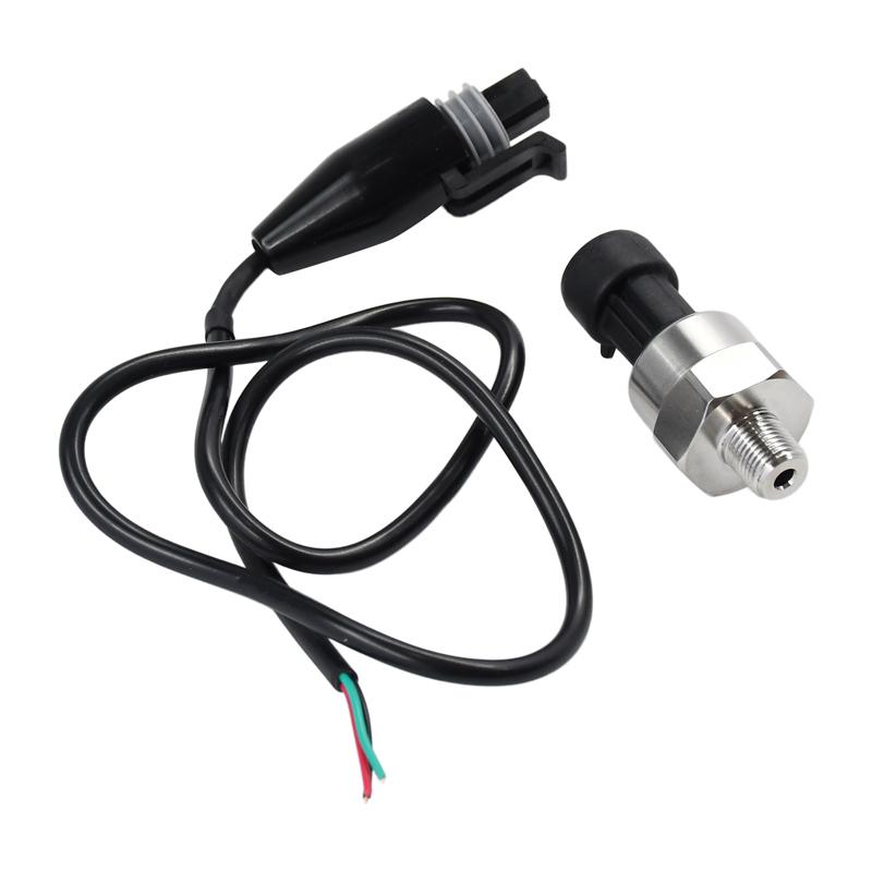 Pressure Transducer Sensor 0-100 PSI 1/8-27NPT Compatible with Oil Fuel Air Water