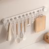 Suction Cup, Kitchen Hook, Non-punching Adhesive Hook, Strong, Not Falling Off, Row Hook, Sliding Spoon, Spatula Storage Wall, Wall Rack