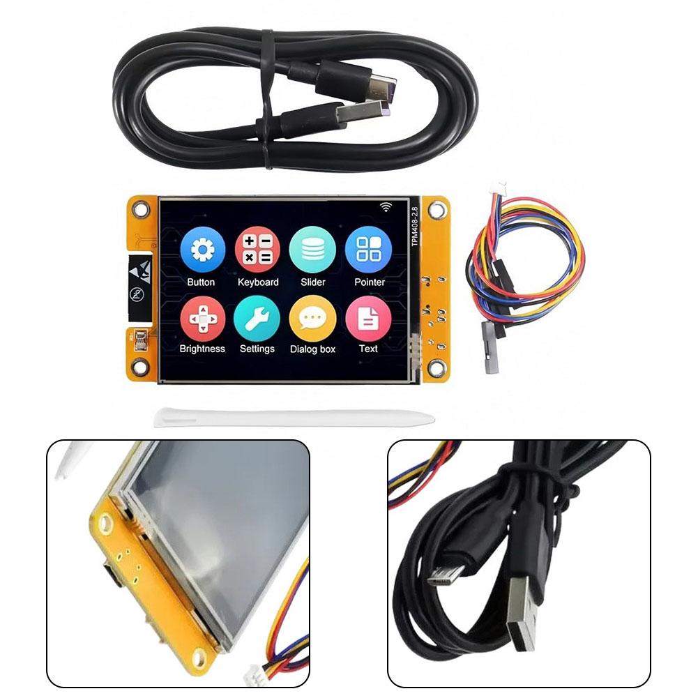 For ESP32 Development Board 2.8-inch Smart Touch Display Screen TFT Module Instruments Parts Accessories