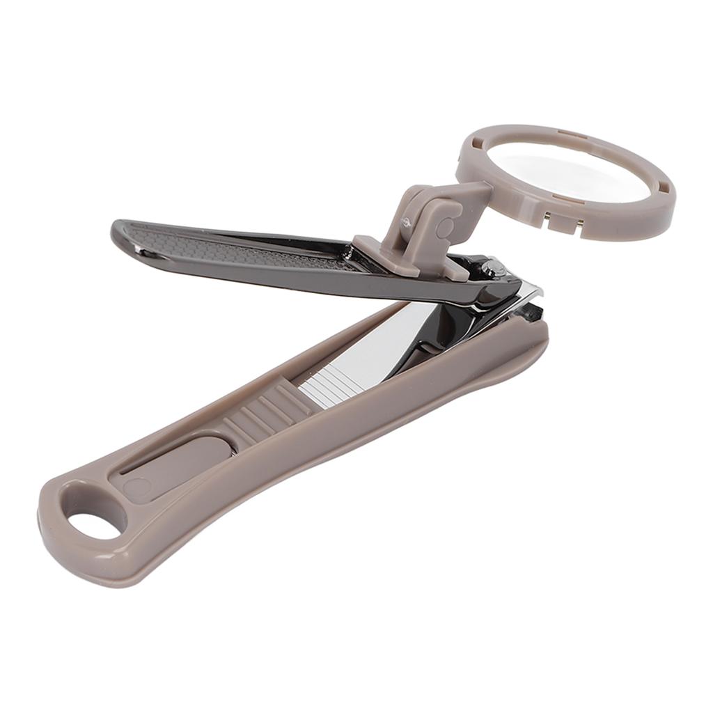 Nail Clipper Heavy Duty Portable Nail Cutter with Removable Magnifying Glass for Seniors