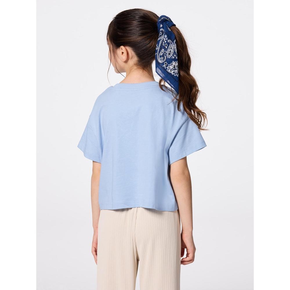 Gu By Uniqlo Girls Graphic T  Rope Embroidery 