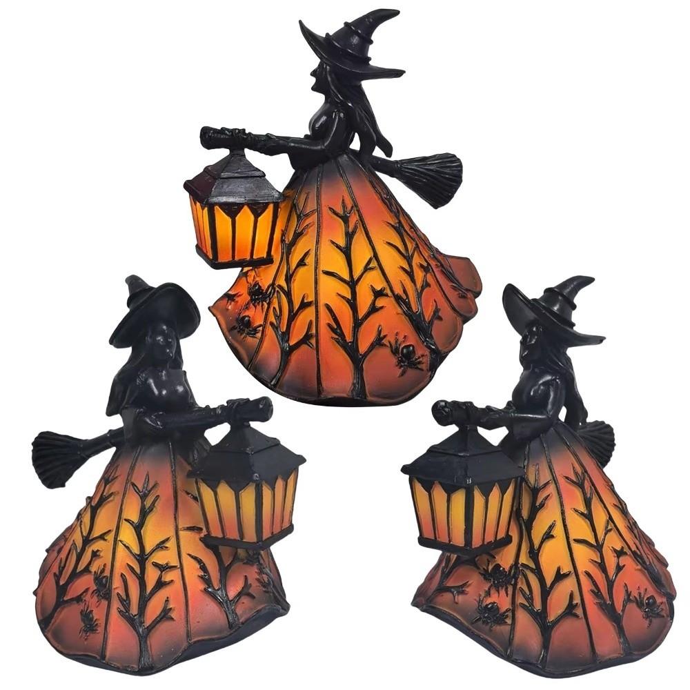 Stehendes Design Halloween-Hexenlampe 16cm Feiertags-Dekorationslampe Halloween-Party