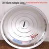 Universal Large Round Stainless Steel Lid for Pots, Woks, Jars, and Buckets