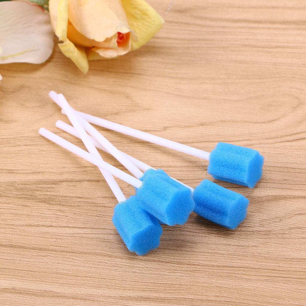 Buy 100PCS Sponge Stick Disposable Lightweight Safe Mouth Care Oral