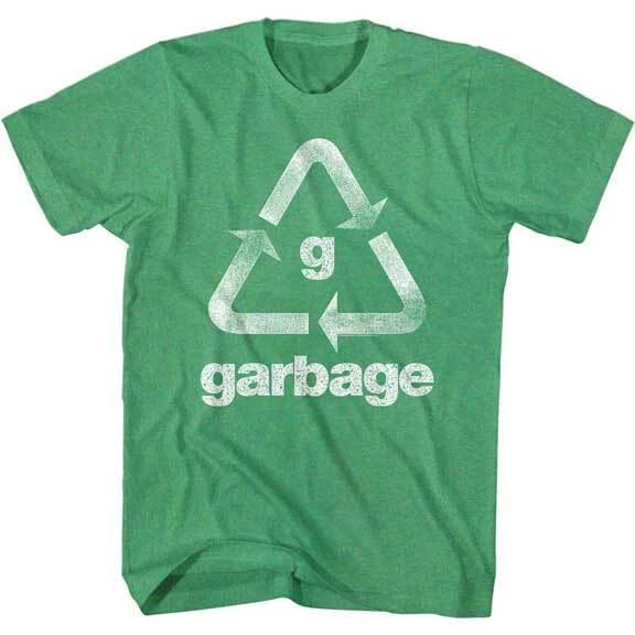 Garbage Band Recycle Triangle  Mens Womens Rock and Roll T Shirt Size S-5XL Unisex T-Shirt M