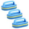1-3PCS Household Cleaning Brush Magic Handle Sponge Easy Cleaning for Kitchen Bathroom Toilet Wall Window Cleaning Tools