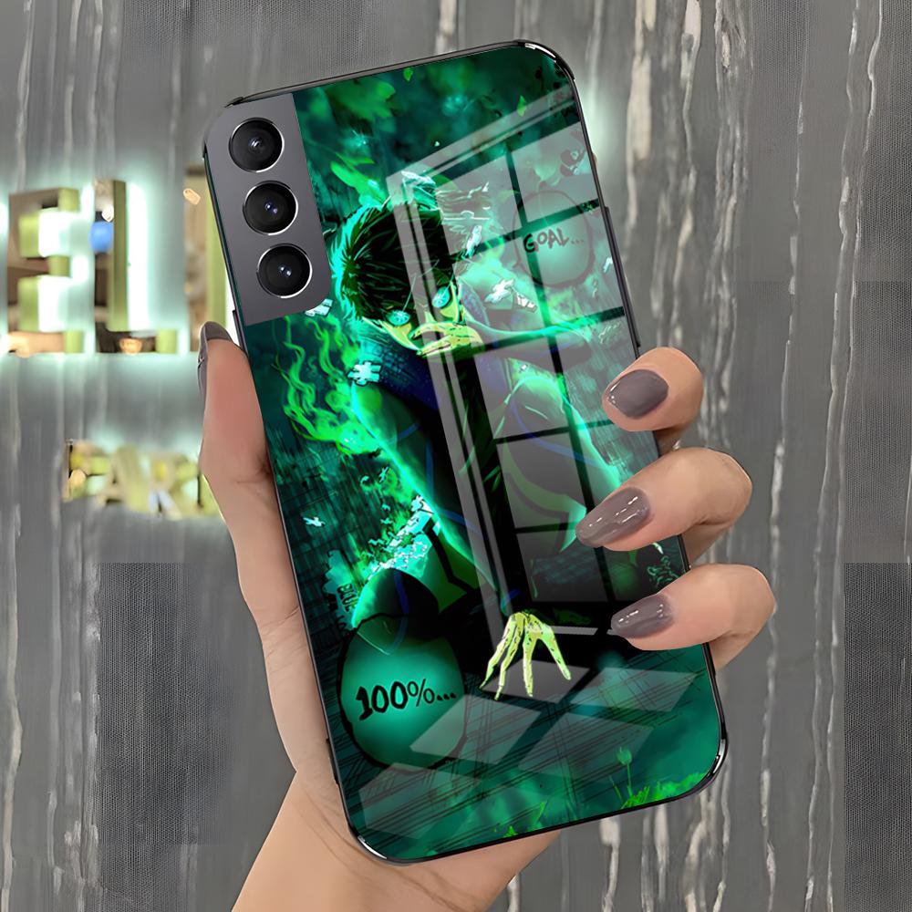 Comics B-Blue Lock Phone Case For Samsung A25 A13 A33 5G A54 A36 A35 A56 A52 A14 Shockproof Glass Cover