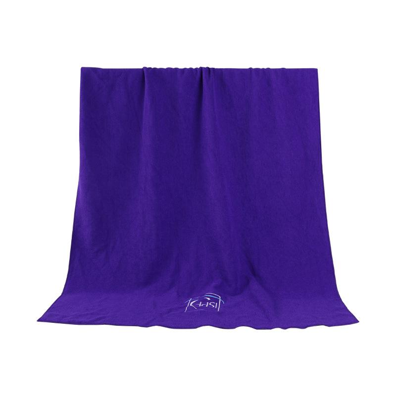 

Высококачественное махровое полотенце большого размера с вышивкой из полиэстеровой парчи с обработанным краем, увеличенное и утолщенное, отлично впитывает воду и вытирает ее мгновенно 90*145cm темно-фиолетового